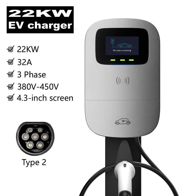 Ev Charger Wallbox - JIGU 22KW Electric Vehicle Charger Type