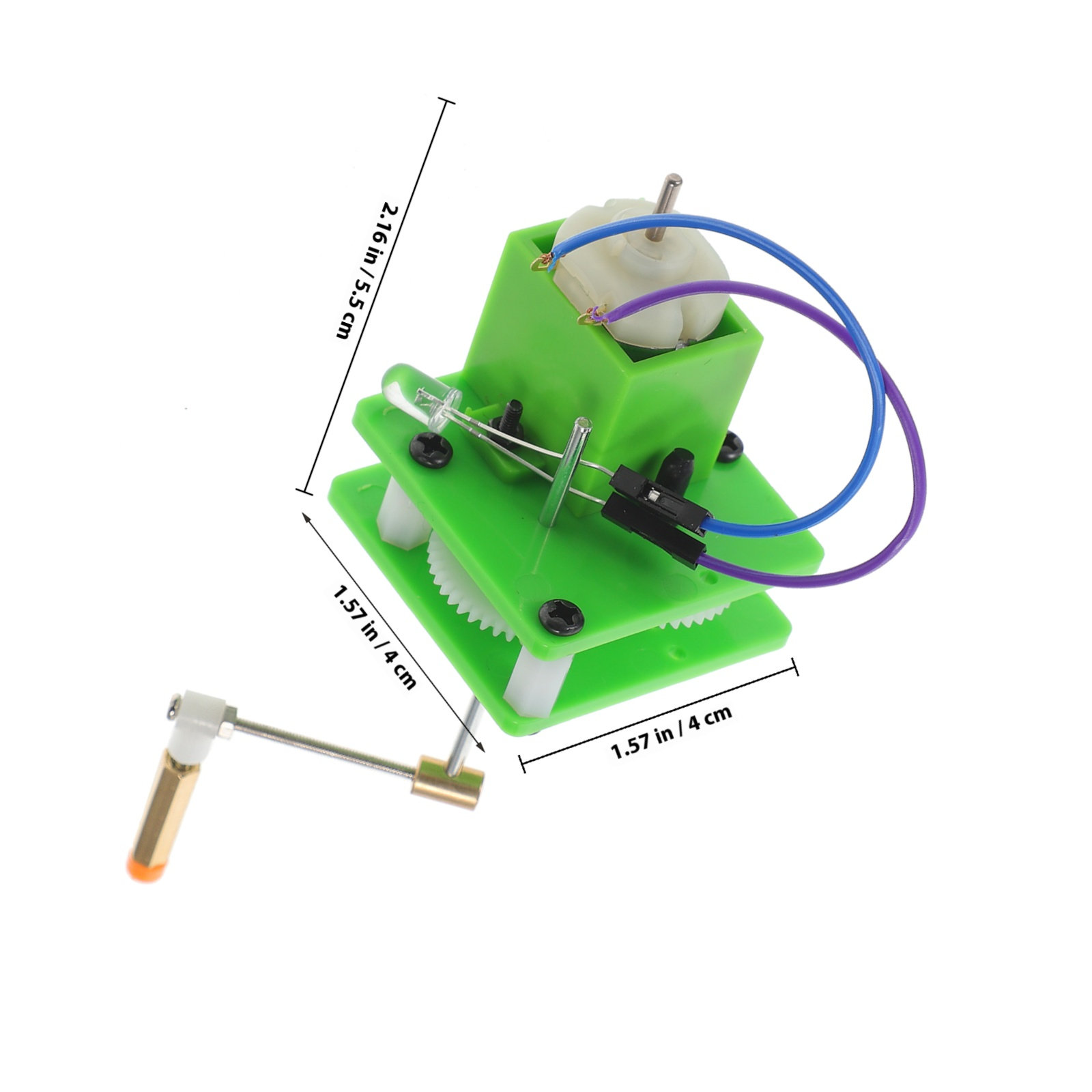 Hand-Cranked Generator DIY Sci - Renewable Energy For Kids のレビューと価格