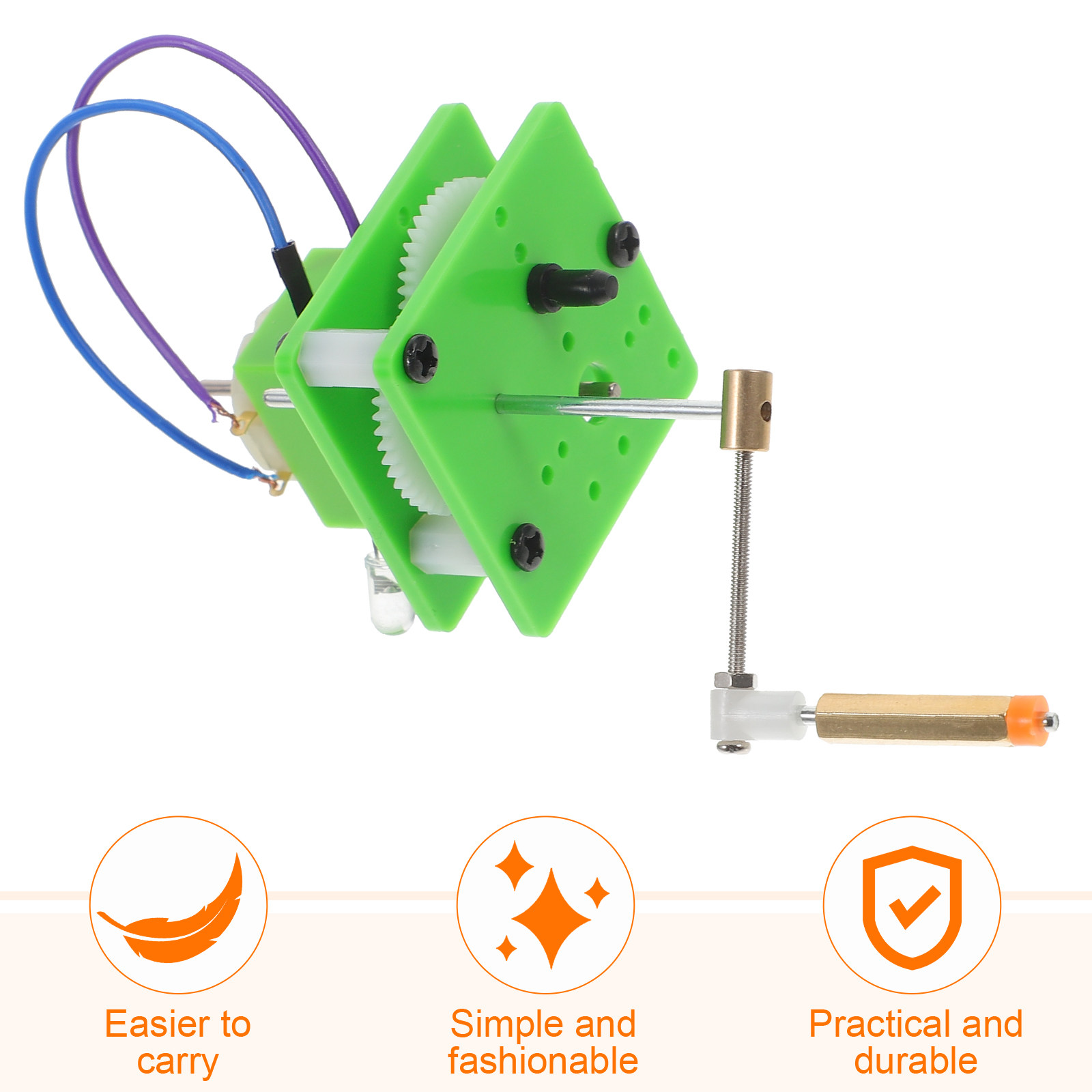 Hand-Cranked Generator DIY Sci - Renewable Energy For Kids のレビューと価格