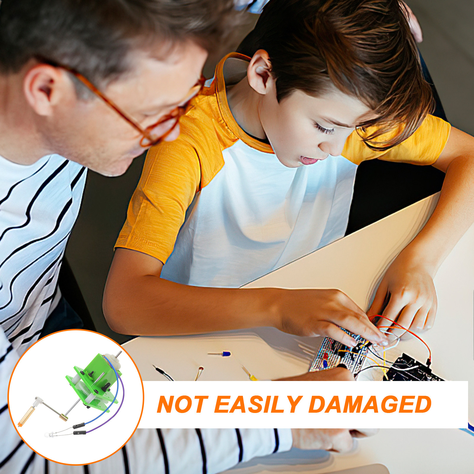 Hand-Cranked Generator DIY Sci - Renewable Energy For Kids のレビューと価格