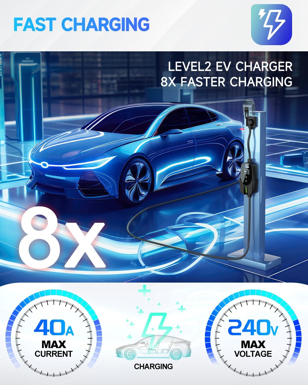 EVDANCE Portable EV Charger fo - Ev Charger Wallbox のレビューと価格