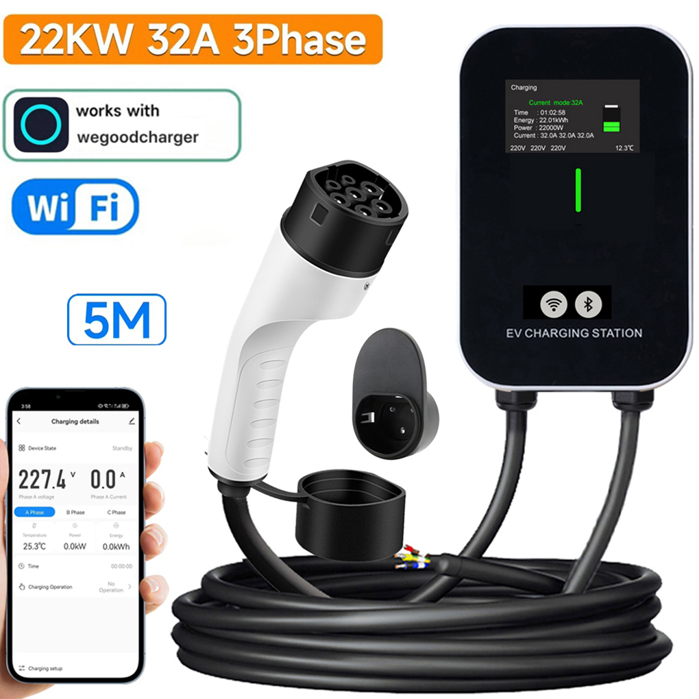 TYPE-2 Wallbox EV Charger 7KW  - Ev Charger Wallbox のレビューと価格