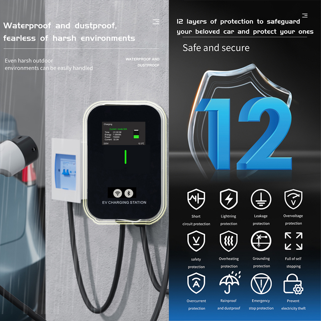 TYPE-2 Wallbox EV Charger 7KW  - Ev Charger Wallbox のレビューと価格