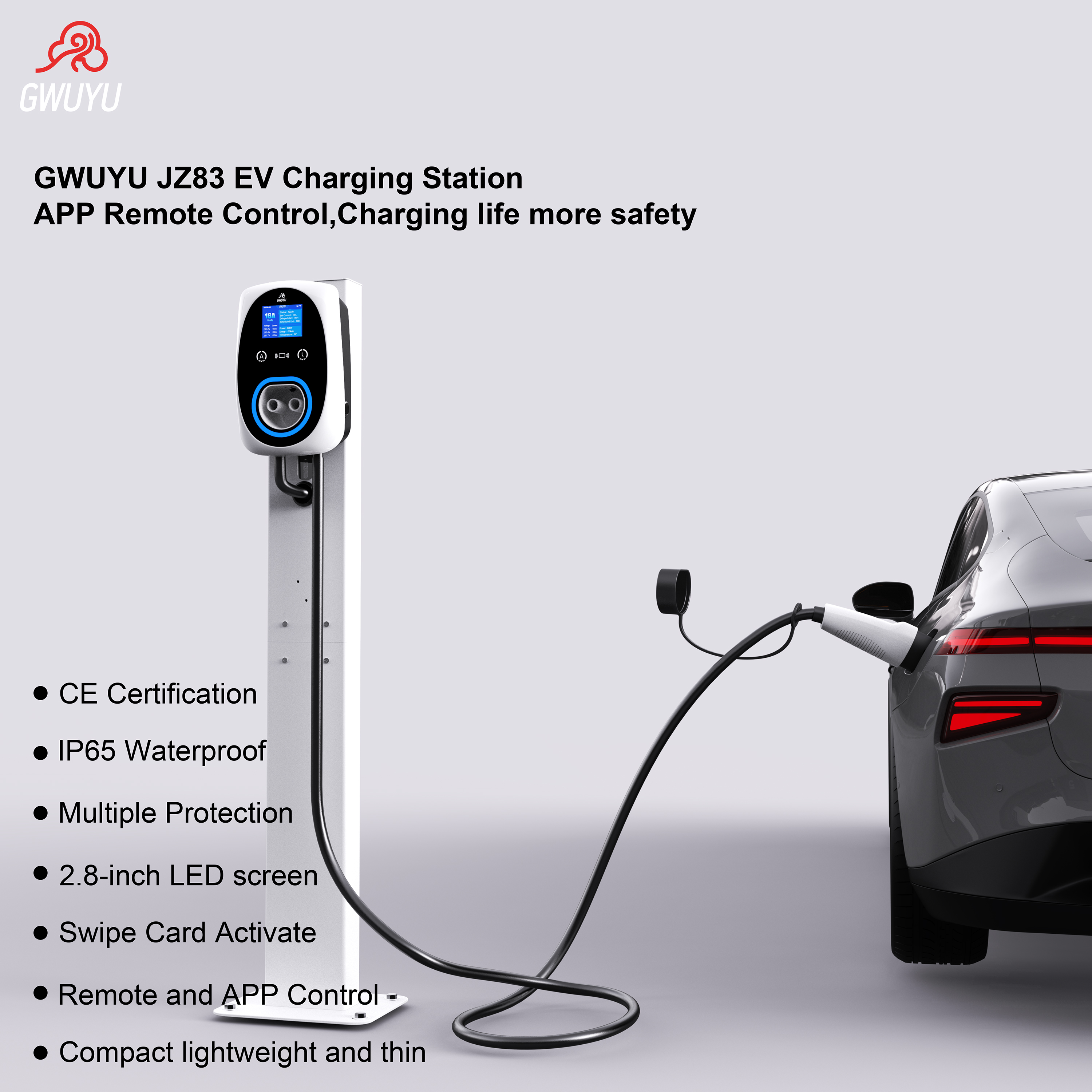 GWUYU EV Charger 32A 7.6KW Ele - Ev Charger Wallbox のレビューと価格