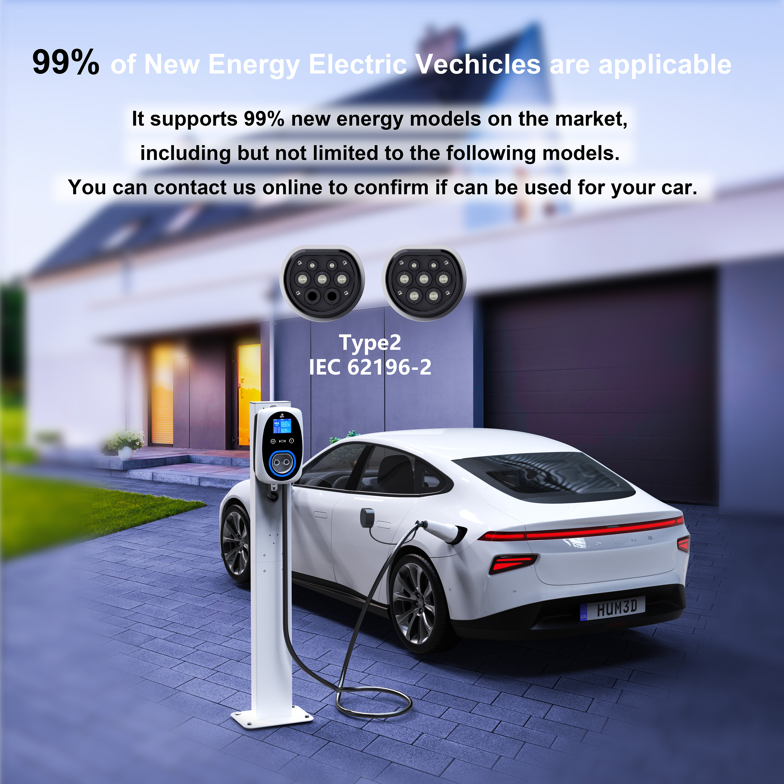 GWUYU EV Charger 32A 7.6KW Ele - Ev Charger Wallbox のレビューと価格